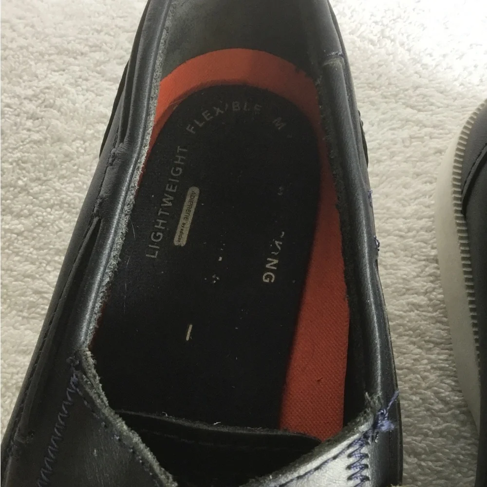 Rockport Navy Boat Shoes